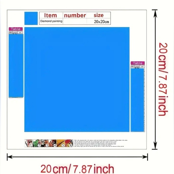 🪁5/$10🪁 DIY 5D Diamond Art Kit “Colorful Unicorn” - Picture 9 of 9